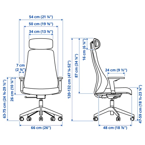 Illustratie met afmetingen voor het product: MATCHSPEL.