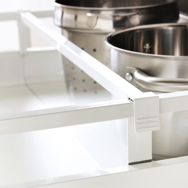 maximera verdeler medium lade wit transparant 60 cm ikea