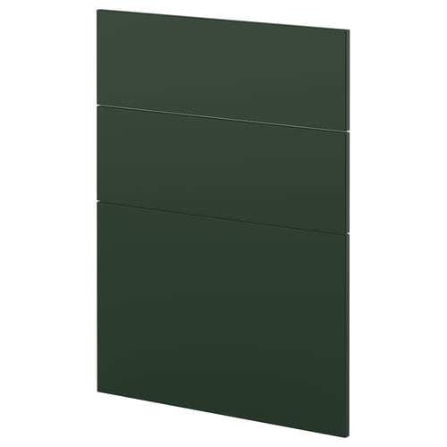 METOD keukenpaneel, donkergroen, rechthoekig, hardboard, minimalistisch design.