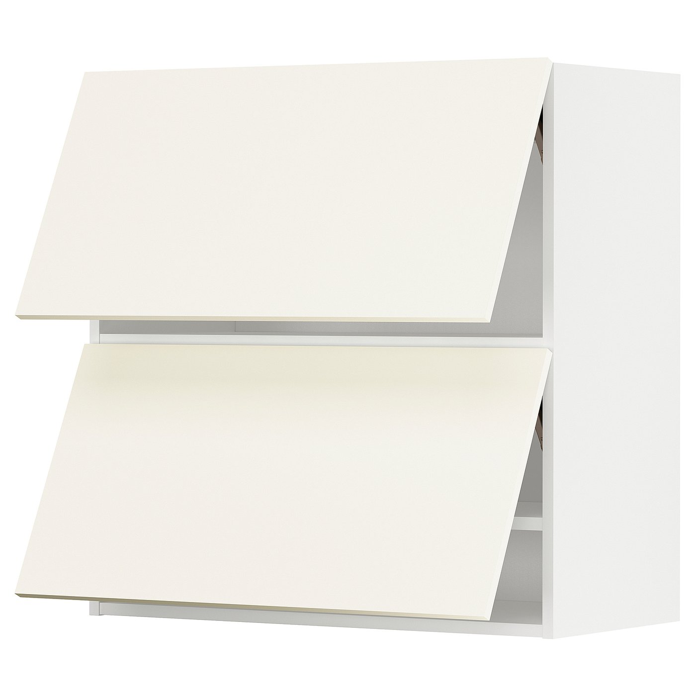 METOD Bovenkast horizontaal met 2 deuren Bovenkast horizontaal met 2 deuren · wit/Vallstena wit · 80x80 cm