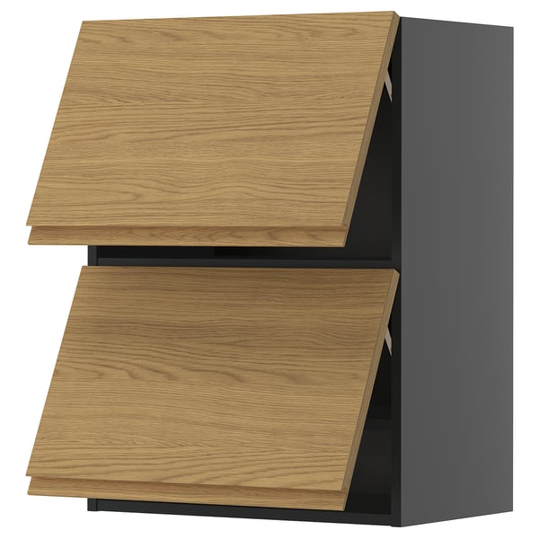 De METOD keukenkast met voxtorp eiken fronten en minimalistisch design.