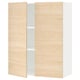 Houten keukenkast met lichte asdeuren en verstelbare plank.