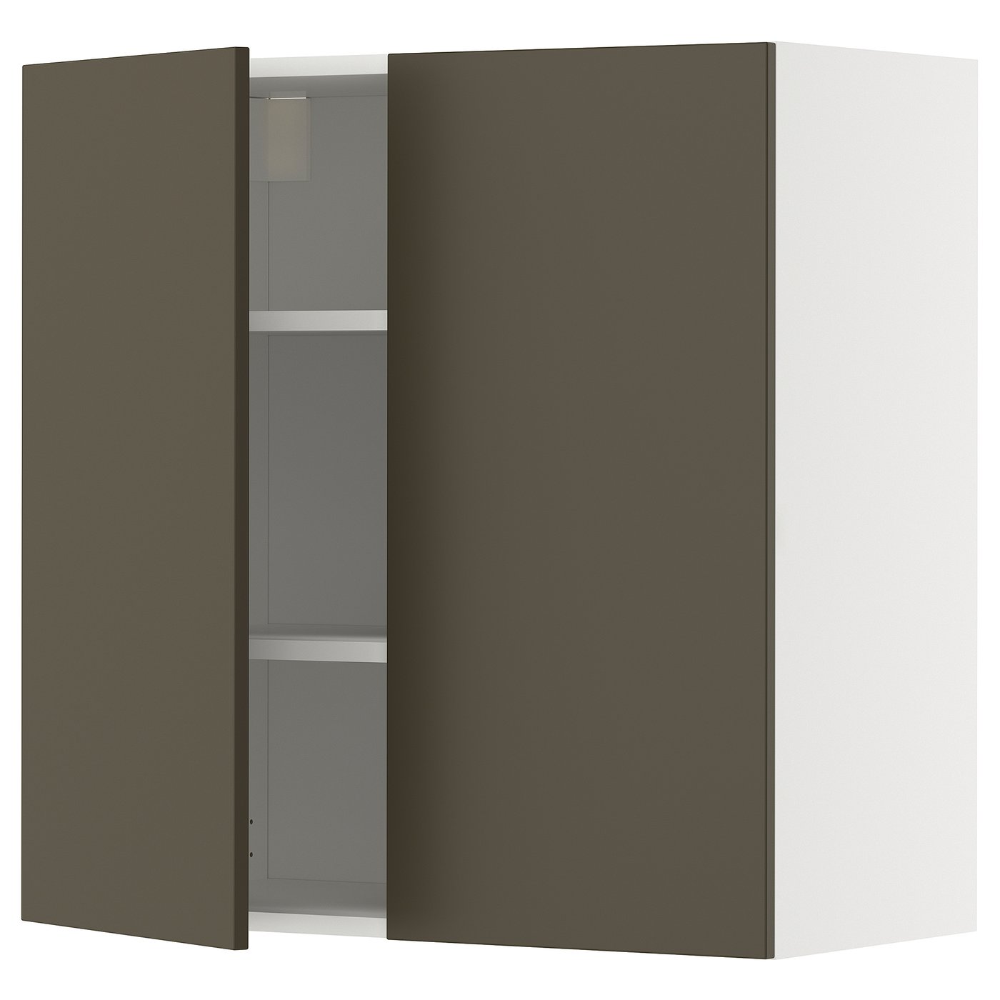 Hangkasten 2 st 50x31x60 cm bewerkt hout zwart