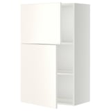 METOD witte keukenkast, strak design met verstelbare plank, modern en minimalistisch.