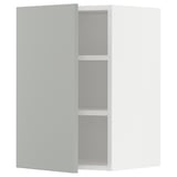 Witte METOD keukenkast, rechthoekig, lichtgrijs, modern design.