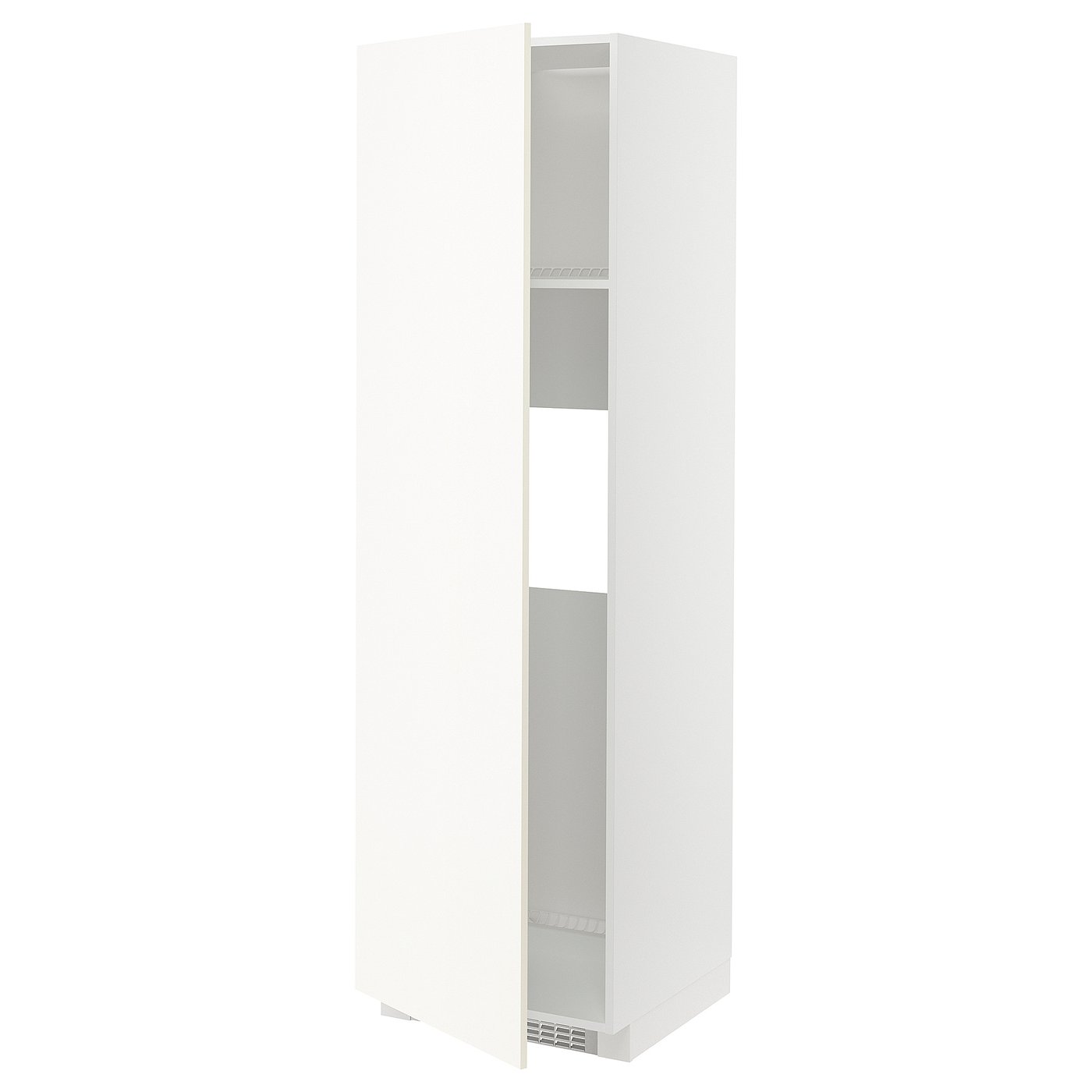 METOD Hoge kast koelkast of vriezer&deur Hoge kast koelkast of vriezer&deur · wit/Vallstena wit · 60x60x200 cm