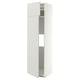METOD Hoge kast koelkast / vriezer&2 deur, wit/Aspudden lichtgrijs, 60x60x220 cm
