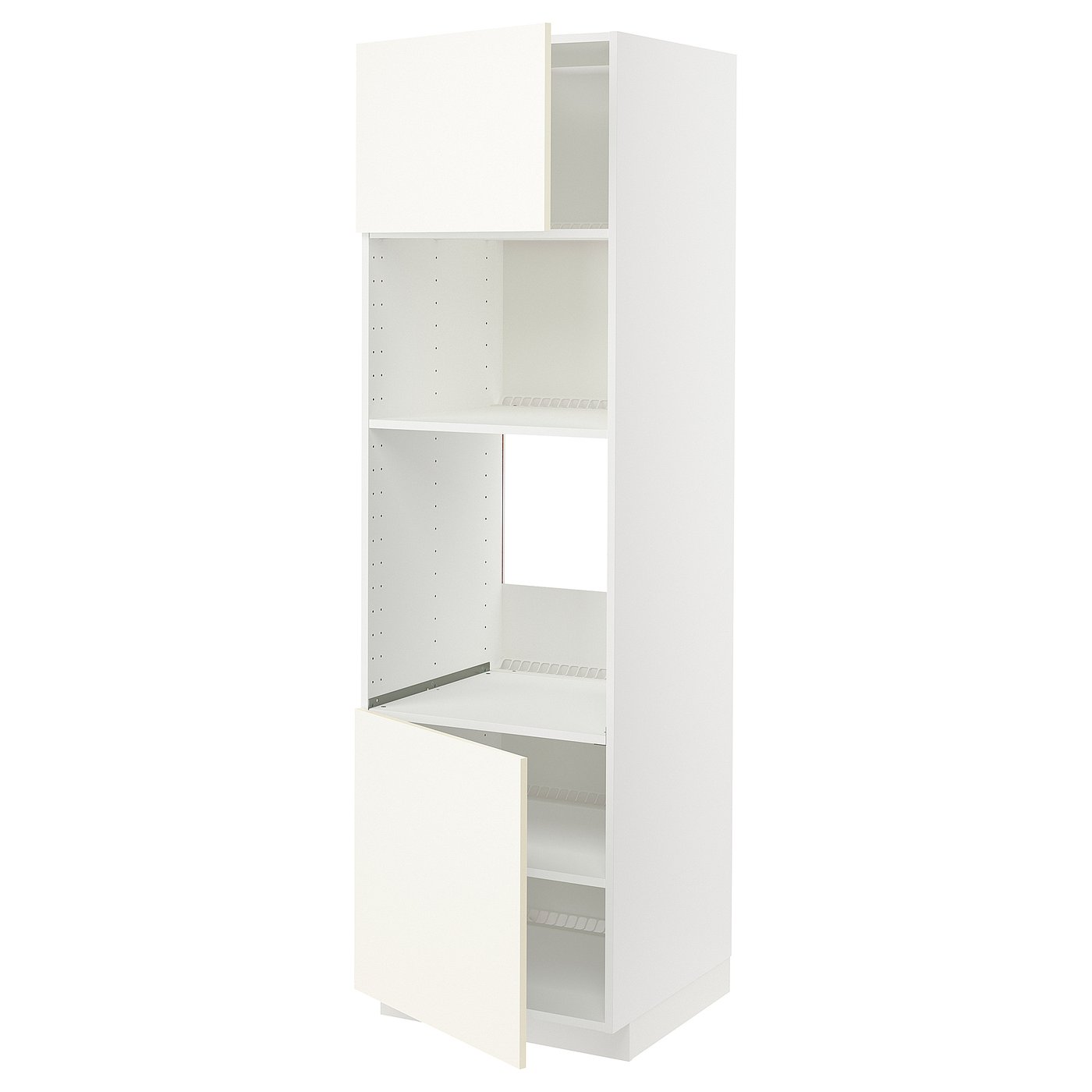 METOD Hoge kast voor inbouwapparatuur Hoge kast voor inbouwapparatuur · wit/Vallstena wit · 60x60x200 cm