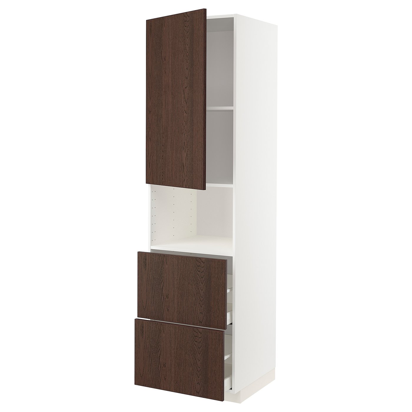 METOD / MAXIMERA Hoge kast magnetron m deur/2 lades