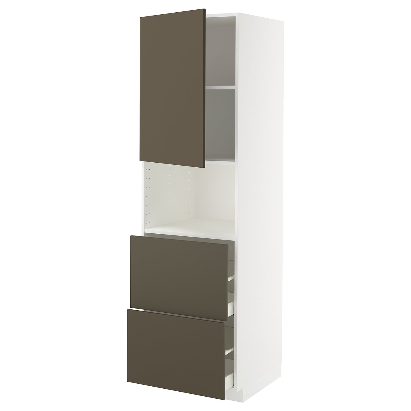 METOD / MAXIMERA Hoge kast magnetron m deur/2 lades