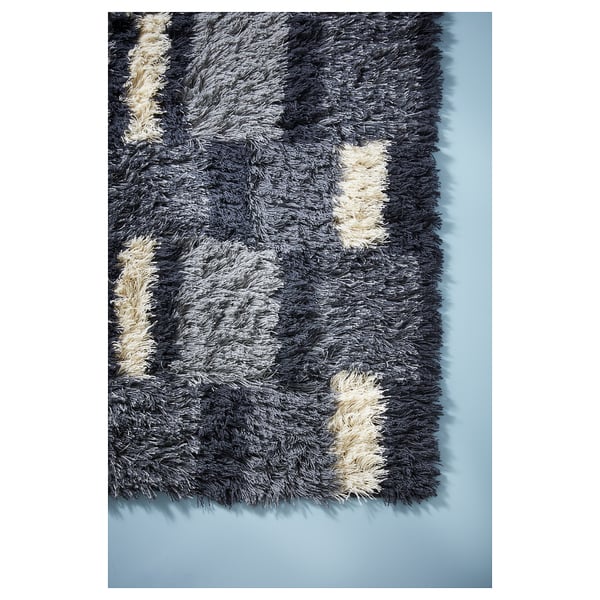 nautrup vloerkleed hoogpolig veelkleurig ikea