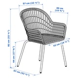 Illustratie met afmetingen voor het product: NILSOVE.