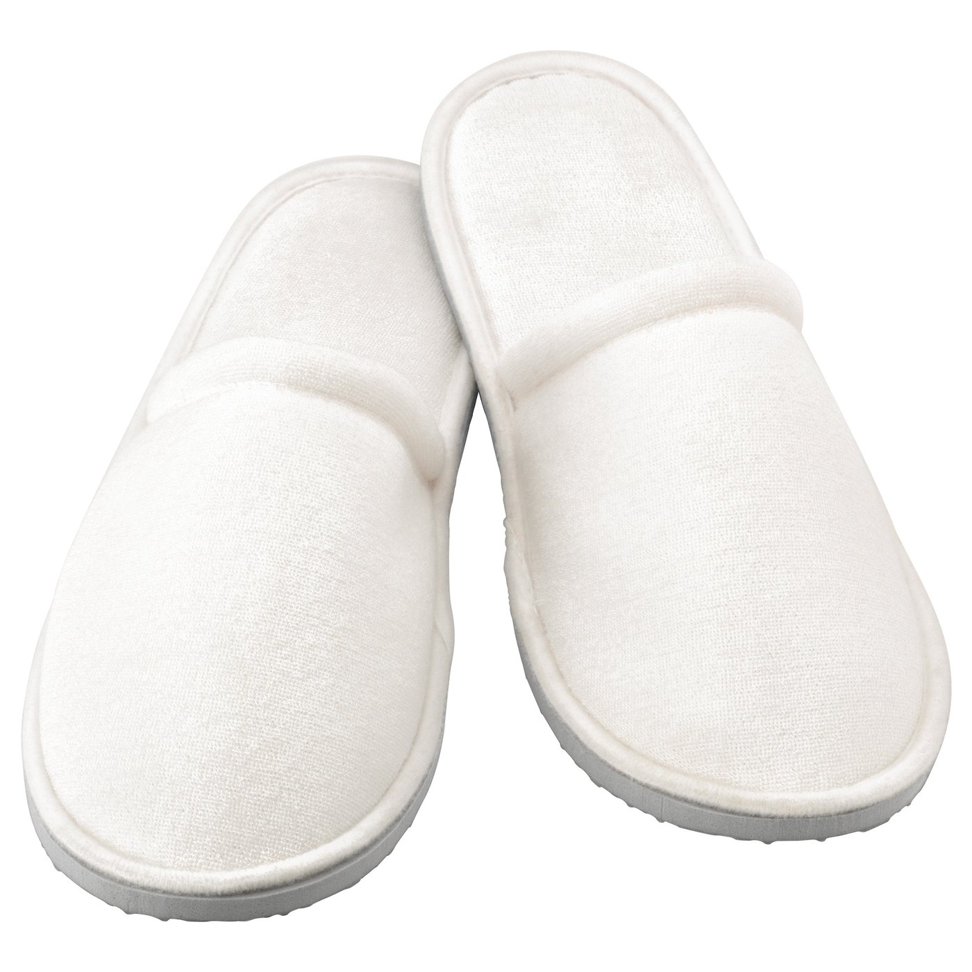 NJUTA Pantoffels, L/XL/wit IKEA