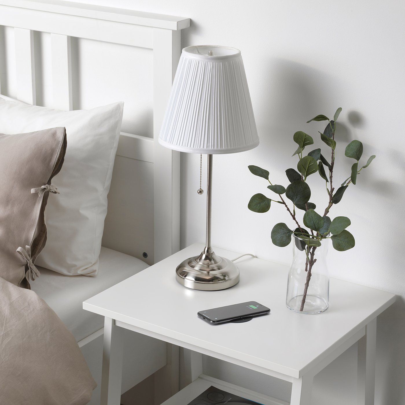 Nordmarke Draadloze Oplader Zwart Kurk Ikea