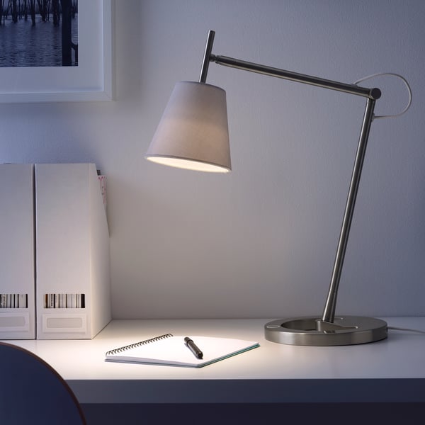 nyfors bureaulamp vernikkeld wit ikea