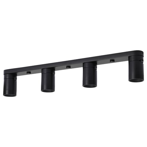 nymane plafondspot met 4 spots antraciet ikea