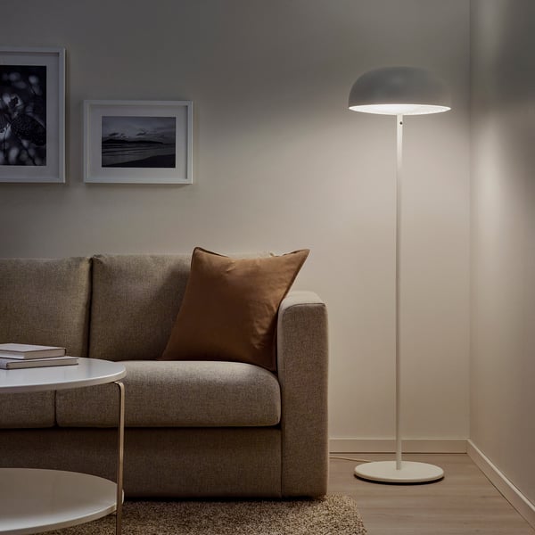 nymane staande lamp wit ikea