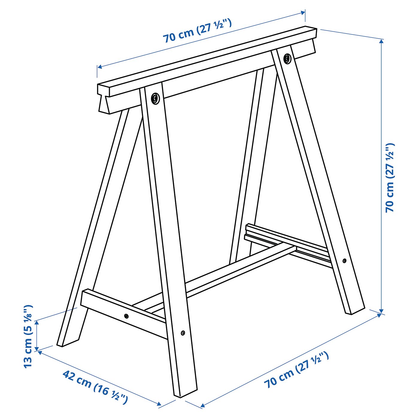 Oddvald Schraag Zwart 70x70 Cm Ikea