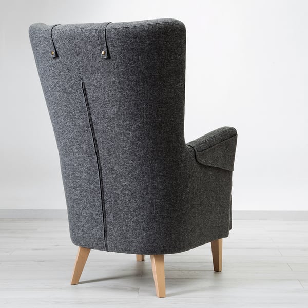 omtanksam fauteuil gunnared donkergrijs ikea