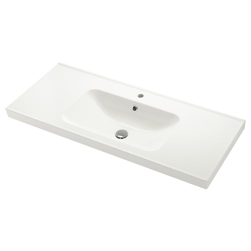 ORRSJÖN Wasbak - wit 122x49 cm