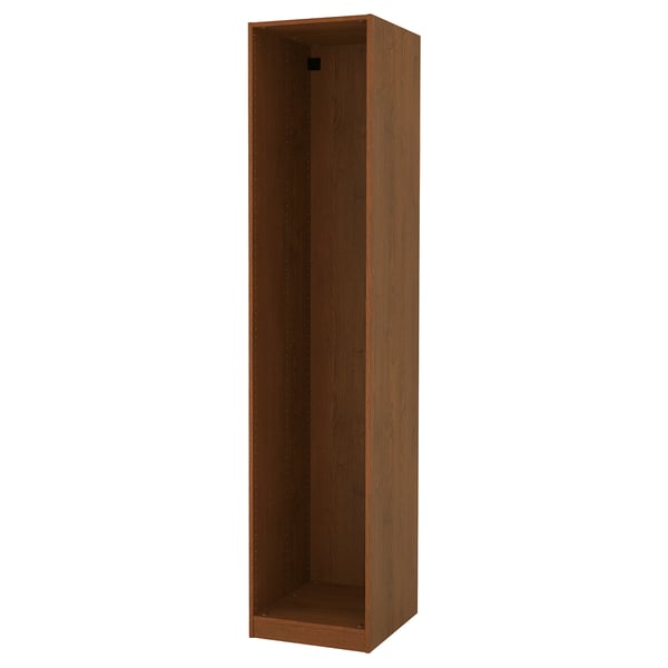 pax basiselement kledingkast bruin gelazuurd essenpatroon 50x58x236 cm ikea
