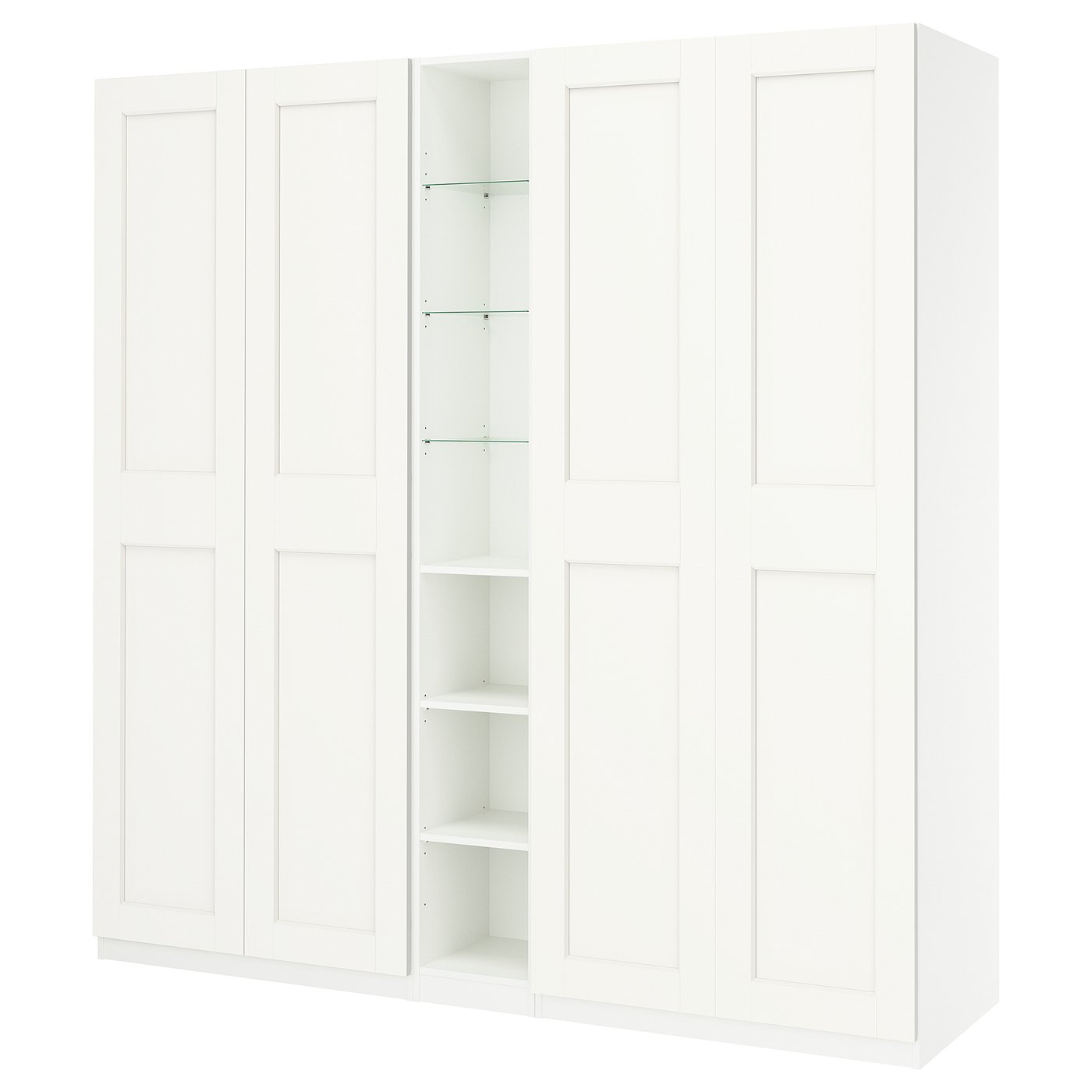 RIVA XL kinder kledingkast mat wit - PINOLINO