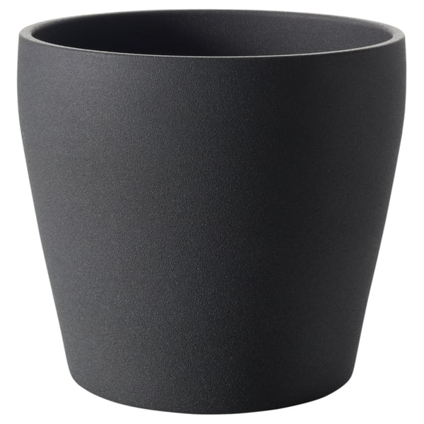 Brandewijn Stiptheid Sijpelen PERSILLADE Sierpot, donkergrijs, 19 cm - IKEA