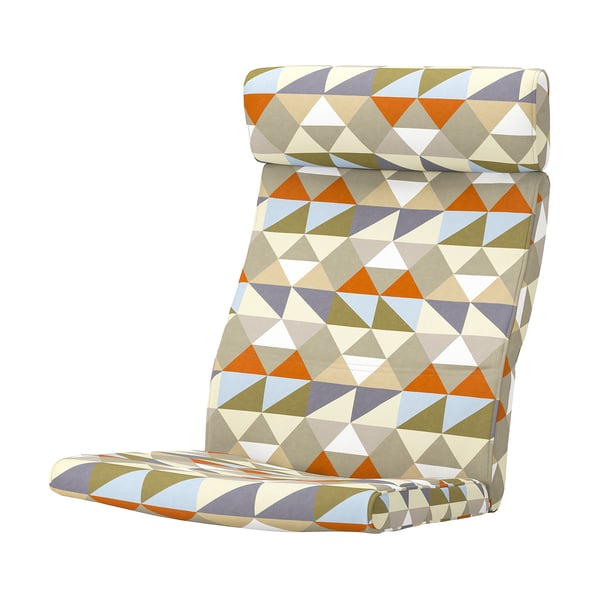 poang fauteuil kussen rockneby veelkleurig ikea