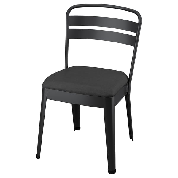 RAMSNÄS Eetkamerstoel, antraciet/Vissle donkergrijs