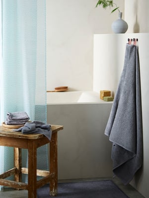 Douchegordijn, RÅNEÄLVEN, wit, 180x200 cm IKEA