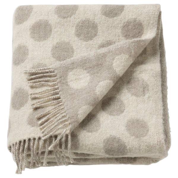 ravaror plaid beige 150x200 cm ikea