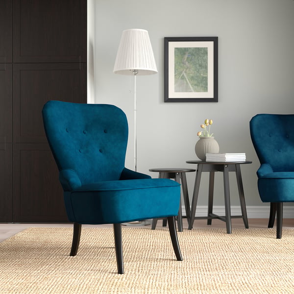 Fauteuil, REMSTA, groenblauw -