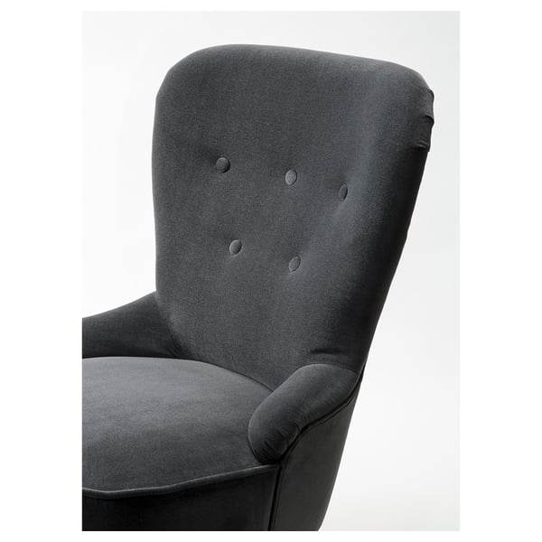 remsta fauteuil djuparp donkergrijs ikea