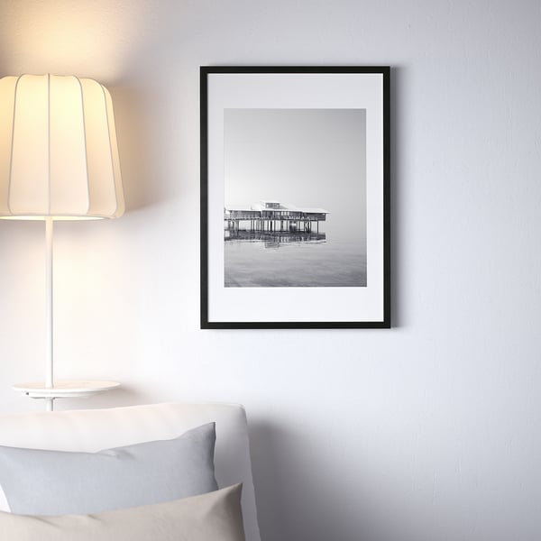 RIBBA Fotolijst, zwart, 50x70 cm - IKEA