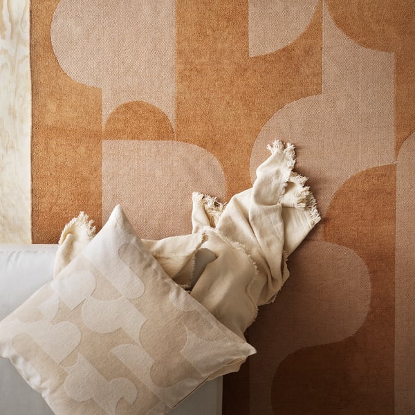 rodask kussenovertrek beige 50x50 cm ikea