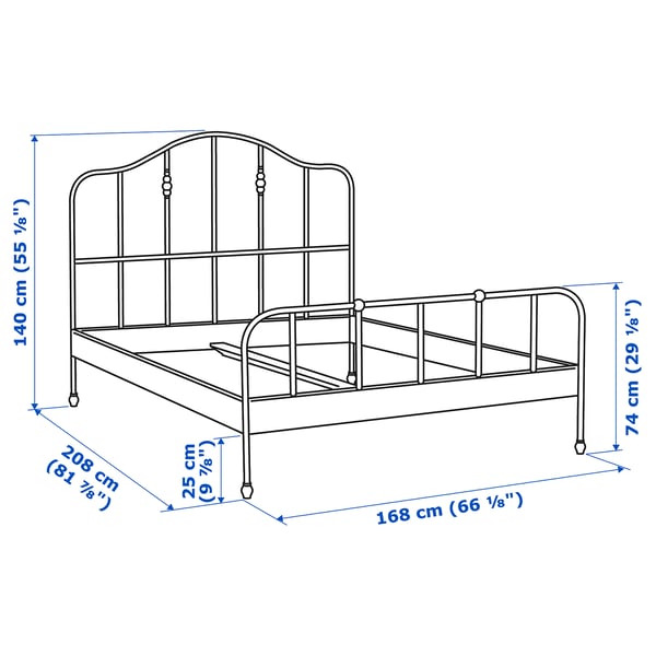 Illustratie met afmetingen voor het product: SAGSTUA.