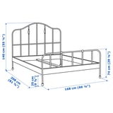 Illustratie met afmetingen voor het product: SAGSTUA.