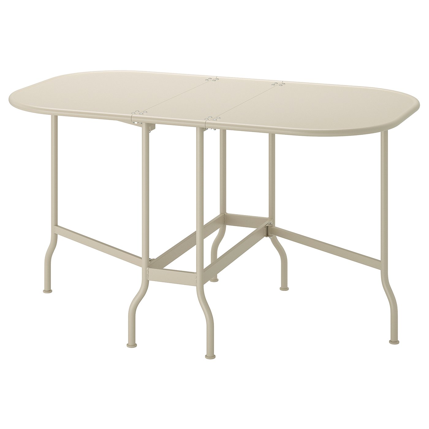 SALTHOLMEN Klaptafel, buiten, beige IKEA