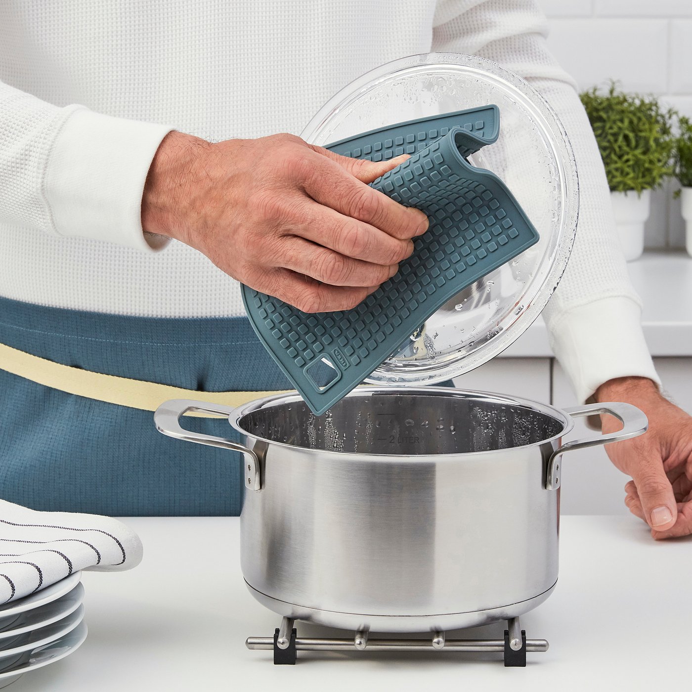 Ovenwanten en pannenlappen sets van 2 kleurrijke giraffe grappige ovenwant keukenhandschoenen antislip hittebestendige potpads voor koken bakken BBQ