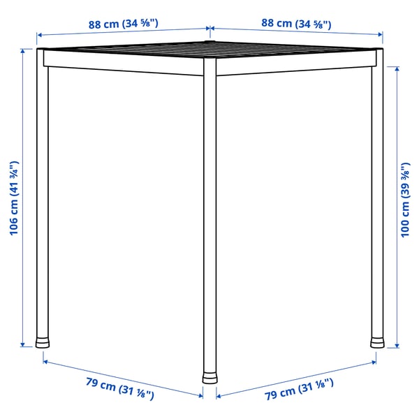 Eigenlijk bijnaam Manoeuvreren Bartafel SEGERÖN buiten wit/beige - IKEA