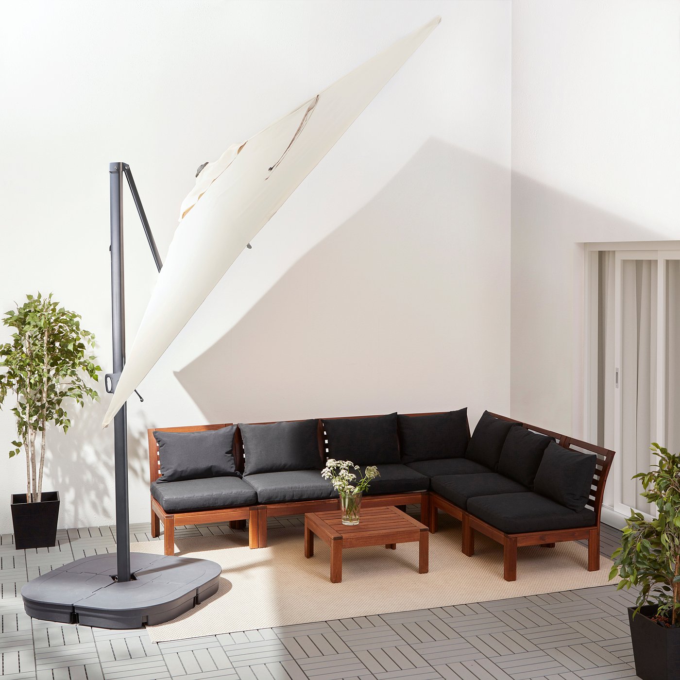 Vierkante parasol ikea clearance