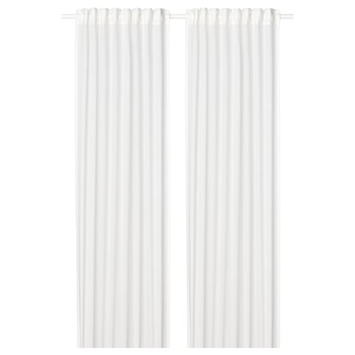 silverlonn vitragegordijnen 1 paar wit 145x300 cm ikea