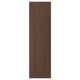 Optie: Een donker houten rechthoekig paneel. Het is een SINARP ladefront gemaakt van eikenfineer met een stijlvol, modern design.