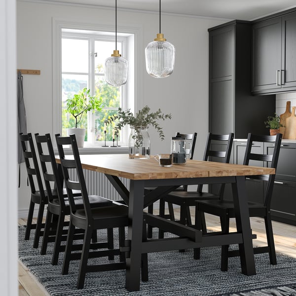 andere Intact code Tafel met 6 stoelen, SKOGSTA, acacia, 235x100 cm - IKEA