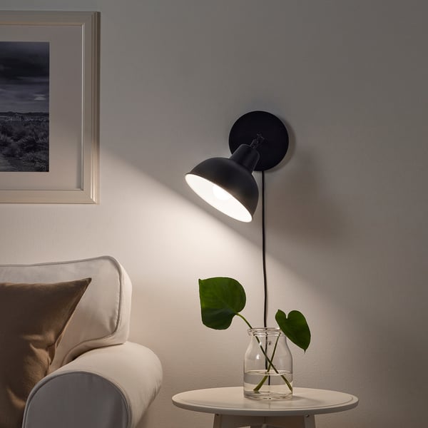 Skurup Tafel Wandlamp Uplight Zwart Ikea