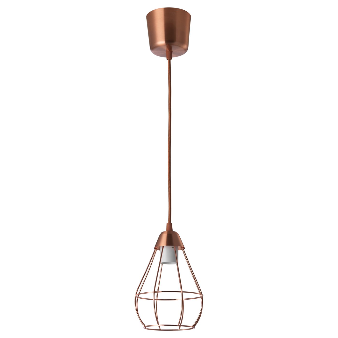 slattbo hanglamp koperkleur ikea