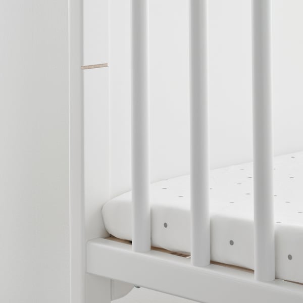 Solgul Wieg Met Foammatras Wit 66x84 Cm Ikea