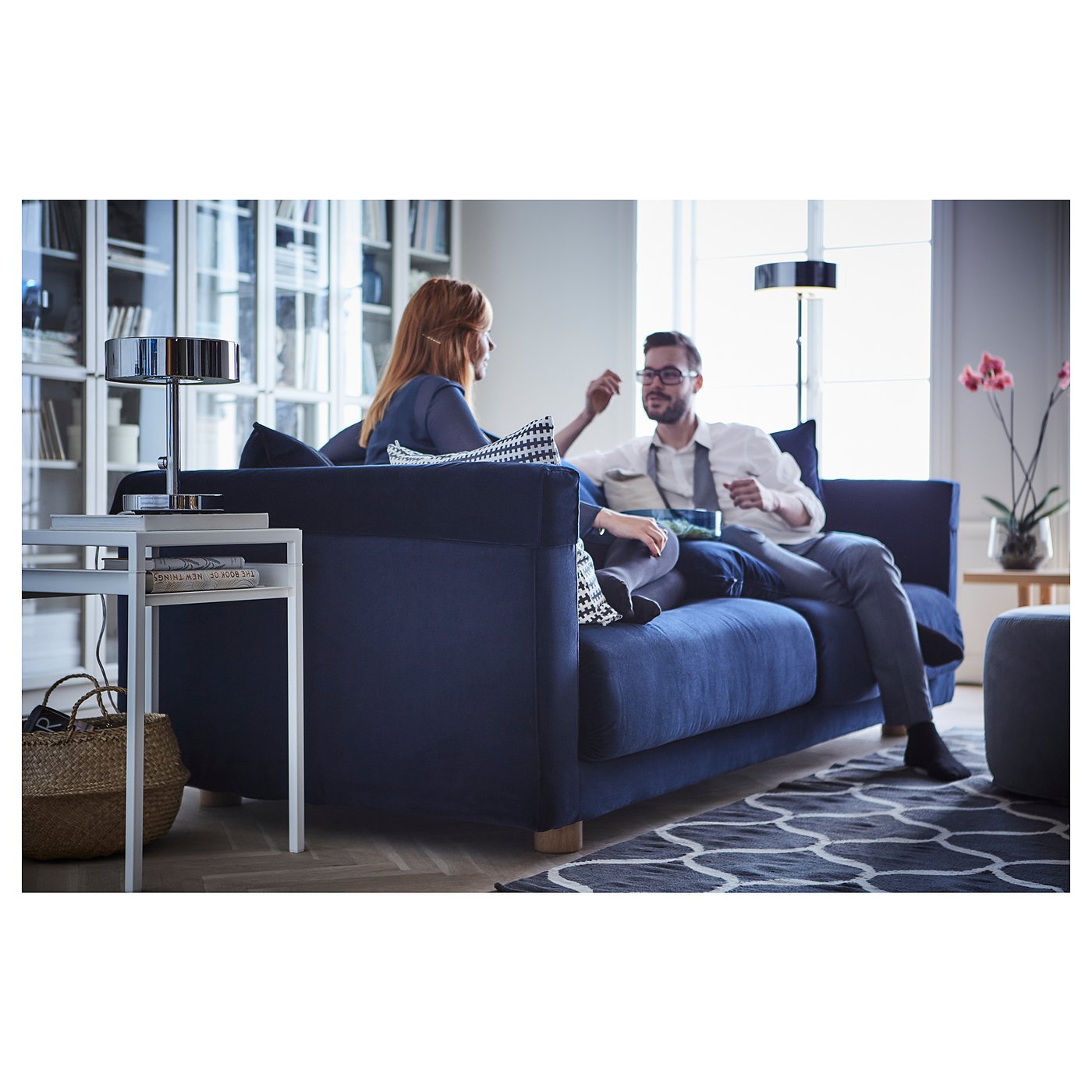 Stockholm 2017 3 Zitsbank Sandbacka Donkerblauw Ikea