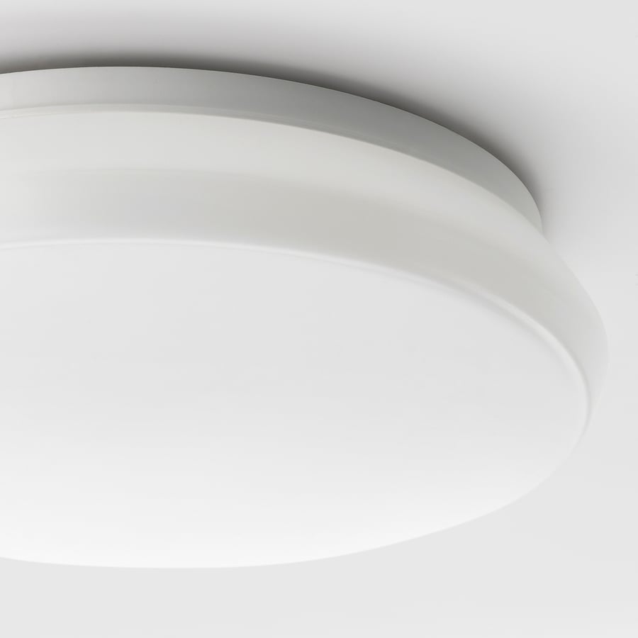 Ledplafond/wandlamp, STOFTMOLN, smart draadloos dimbaar, 24 cm IKEA