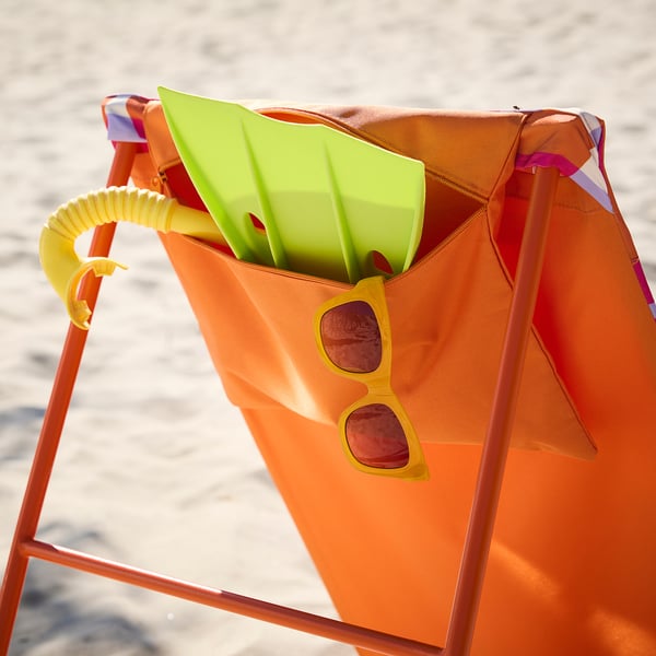 STRANDÖN Ligbed, veelkleurig